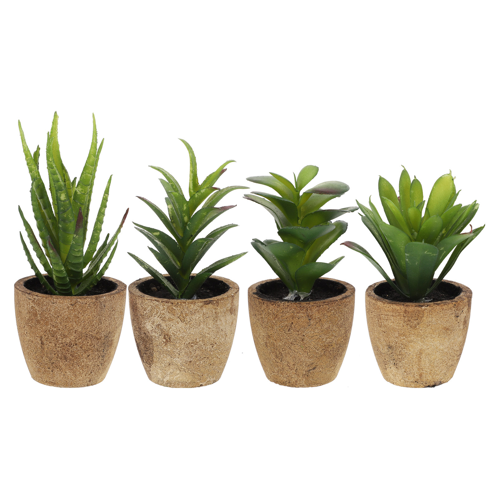 Bonsai Garden And Cafe - 4Pcs Tanaman Sukulen Bonsai Buatan Realistis