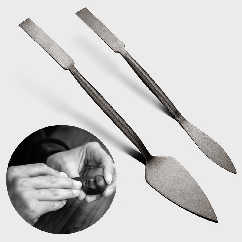 Soil Scoop Tool - Pisau Pengukir Berkepala Ganda Pisau Plastik