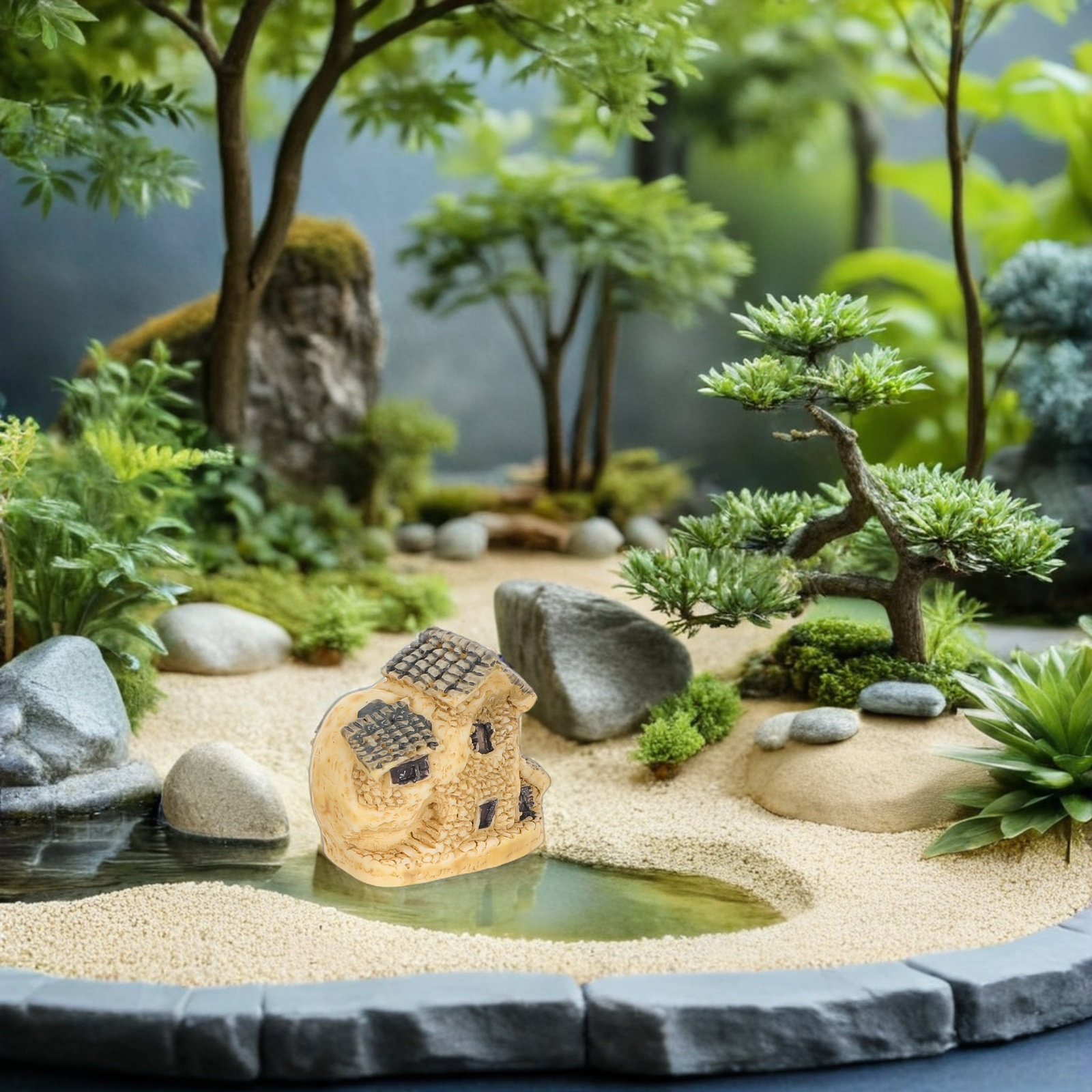 Bonsai Garden House - 4 Buah Rumah Peri Taman Miniatur
