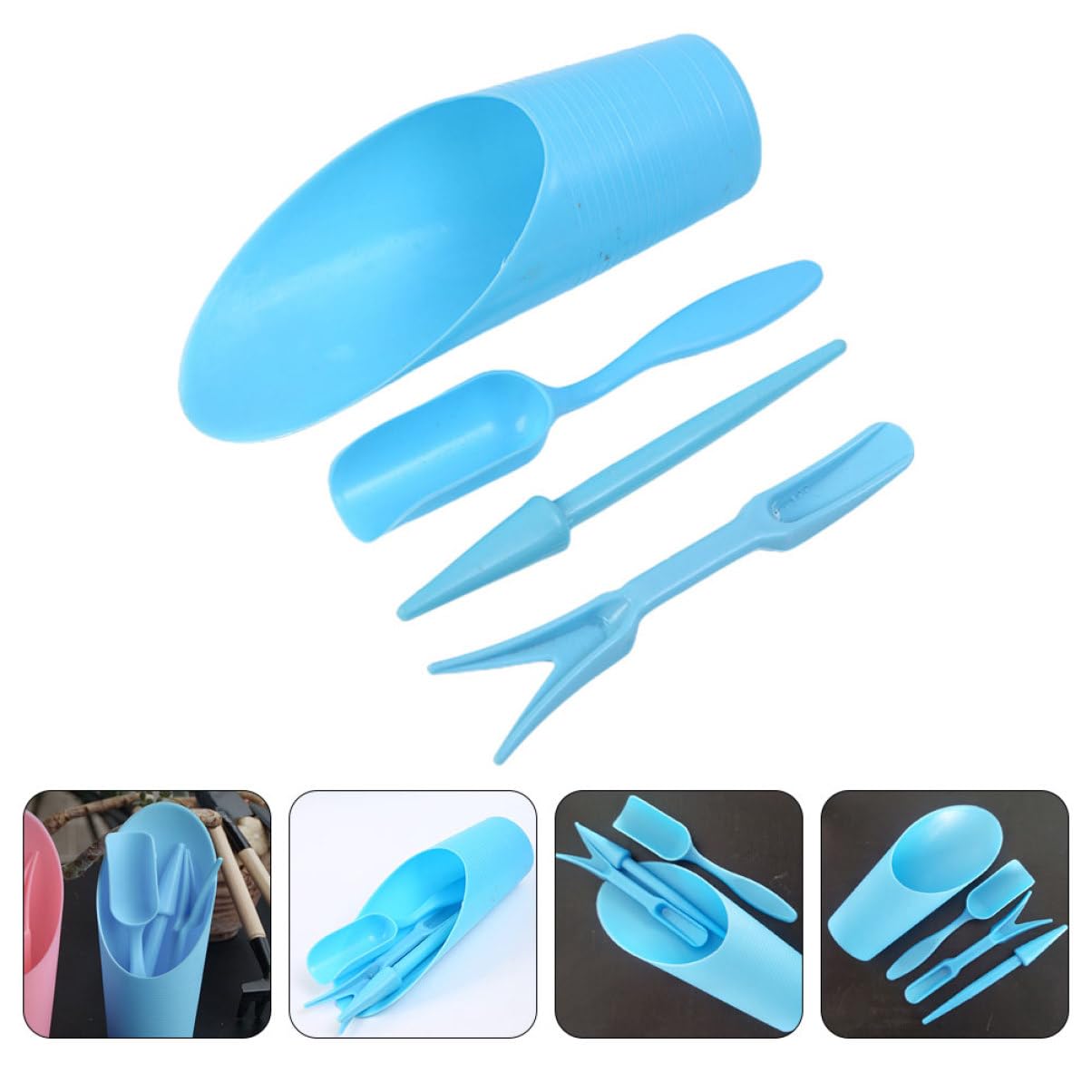 4 buah/set, ember plastik taha - Soil Scoop Tool ulasan dan harga