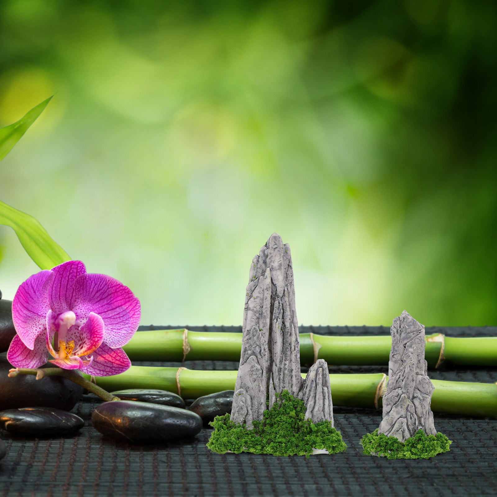 12Pcs Dekorasi Gunung Miniatur - Bonsai Garden Art ulasan dan harga