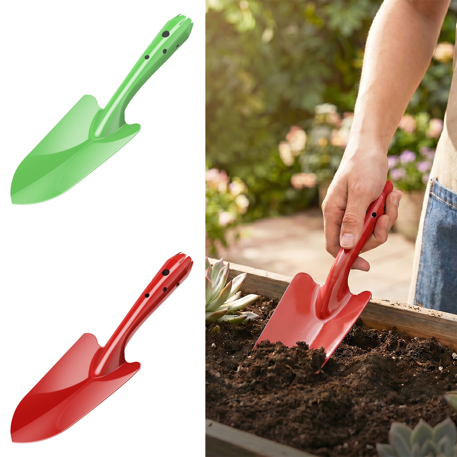 Sekop Taman Logam Tahan Karat  - Soil Scoop Tool ulasan dan harga