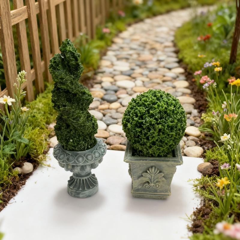 1/12 Rumah Boneka Simulasi Tan - Bonsai Garden House ulasan dan harga