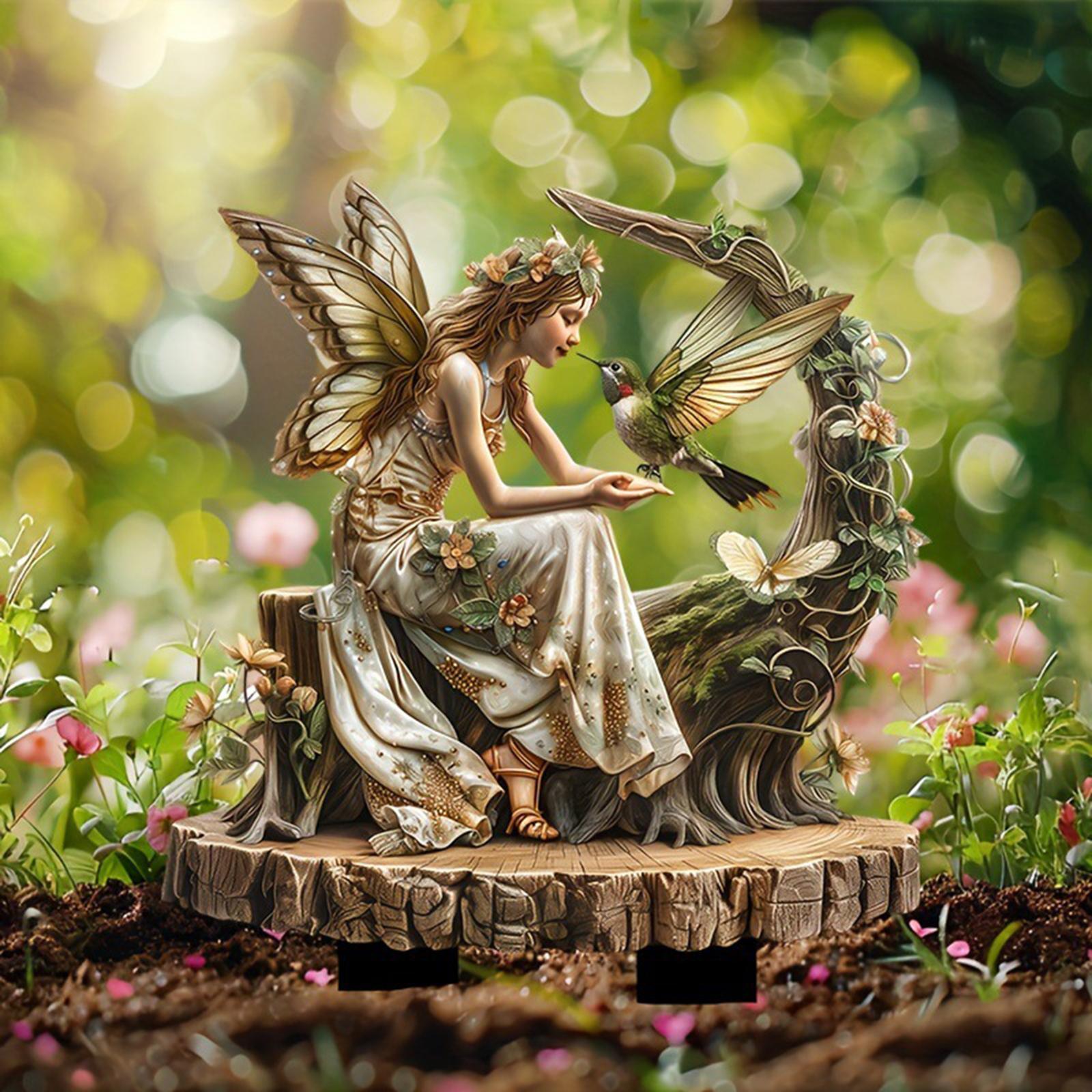 Dekorasi peri bunga 2D Dekoras - Bonsai Garden Art ulasan dan harga